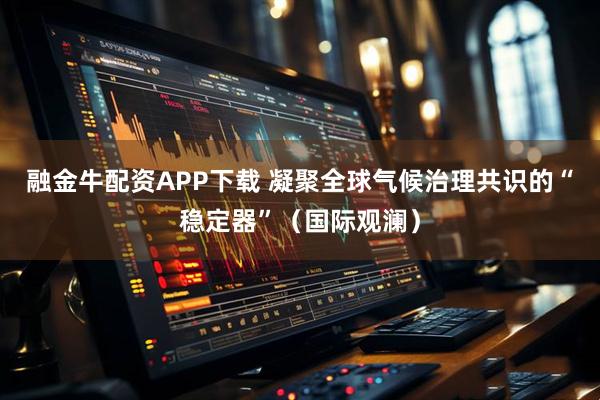融金牛配资APP下载 凝聚全球气候治理共识的“稳定器”（国际观澜）